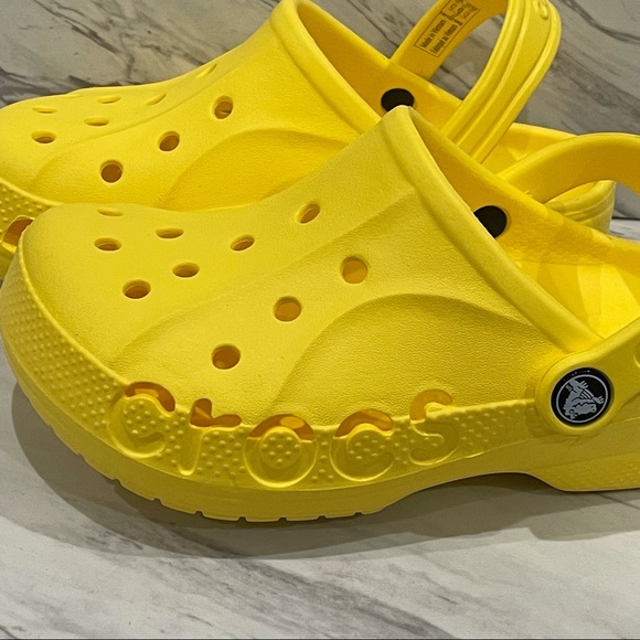 CROCS Shoes Crocs Baya Clog K Yellow Lemon Kids Unisex Size J